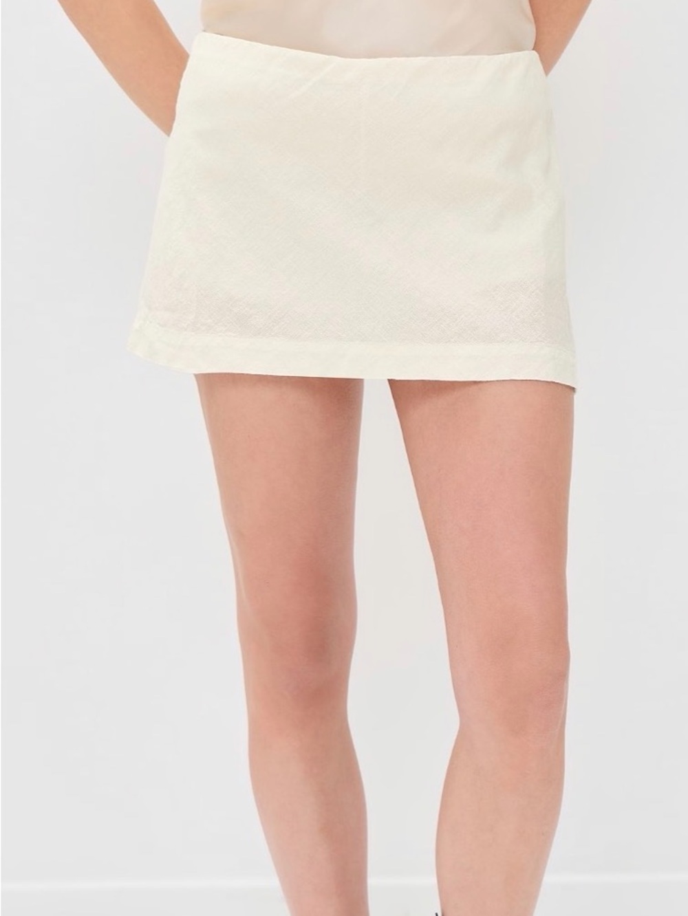Free People White Skort (M)